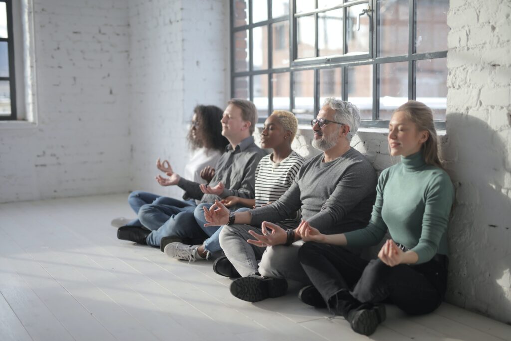 Meditación en grupo